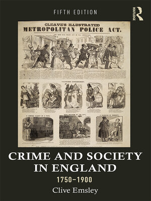 cover image of Crime and Society in England, 1750–1900